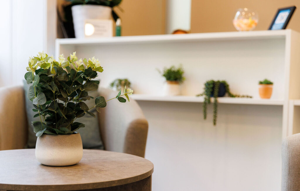 Resources image of reception area at Health Hub